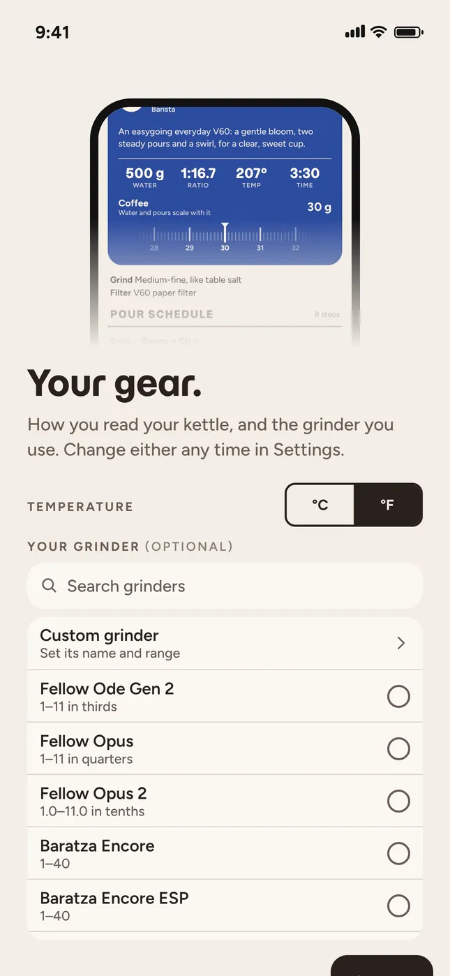 Choosing your grinder
